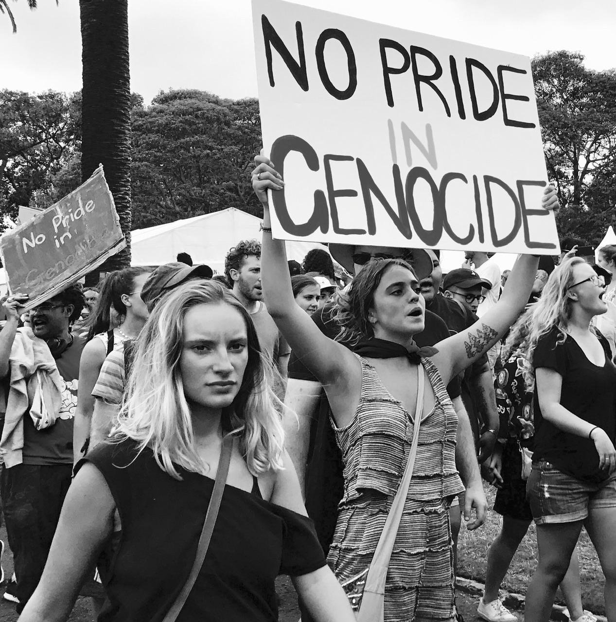 No Pride in Genocide by Victoria Hynes