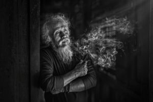 A SMOKER