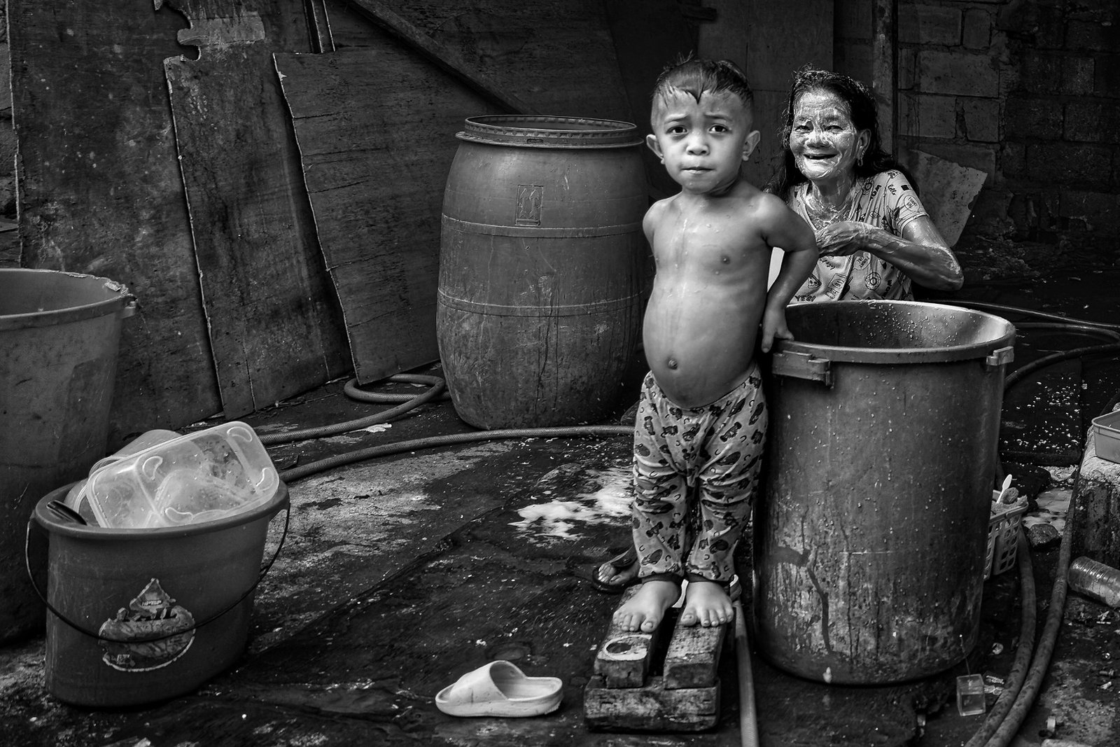 Bathtime is his favourite time by Ken Ang