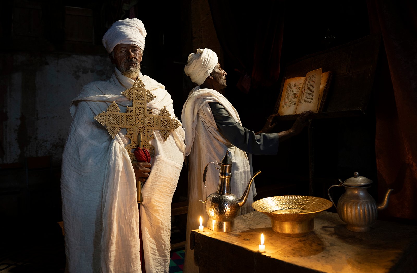 Ethiopian Orthodox Church Service by Stephen Wallace